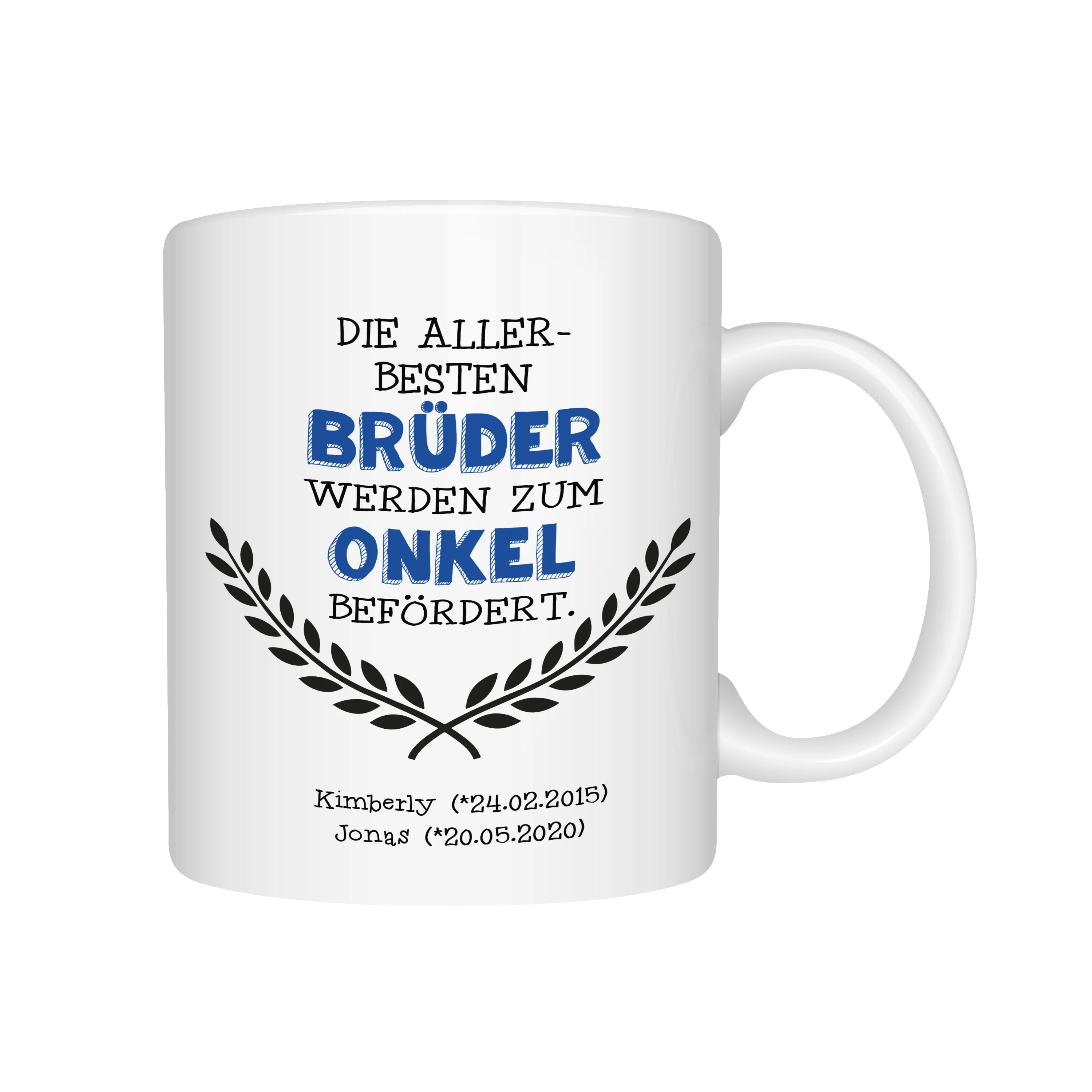 Tasse "Zum Onkel befördert" - Geschenk für Onkel