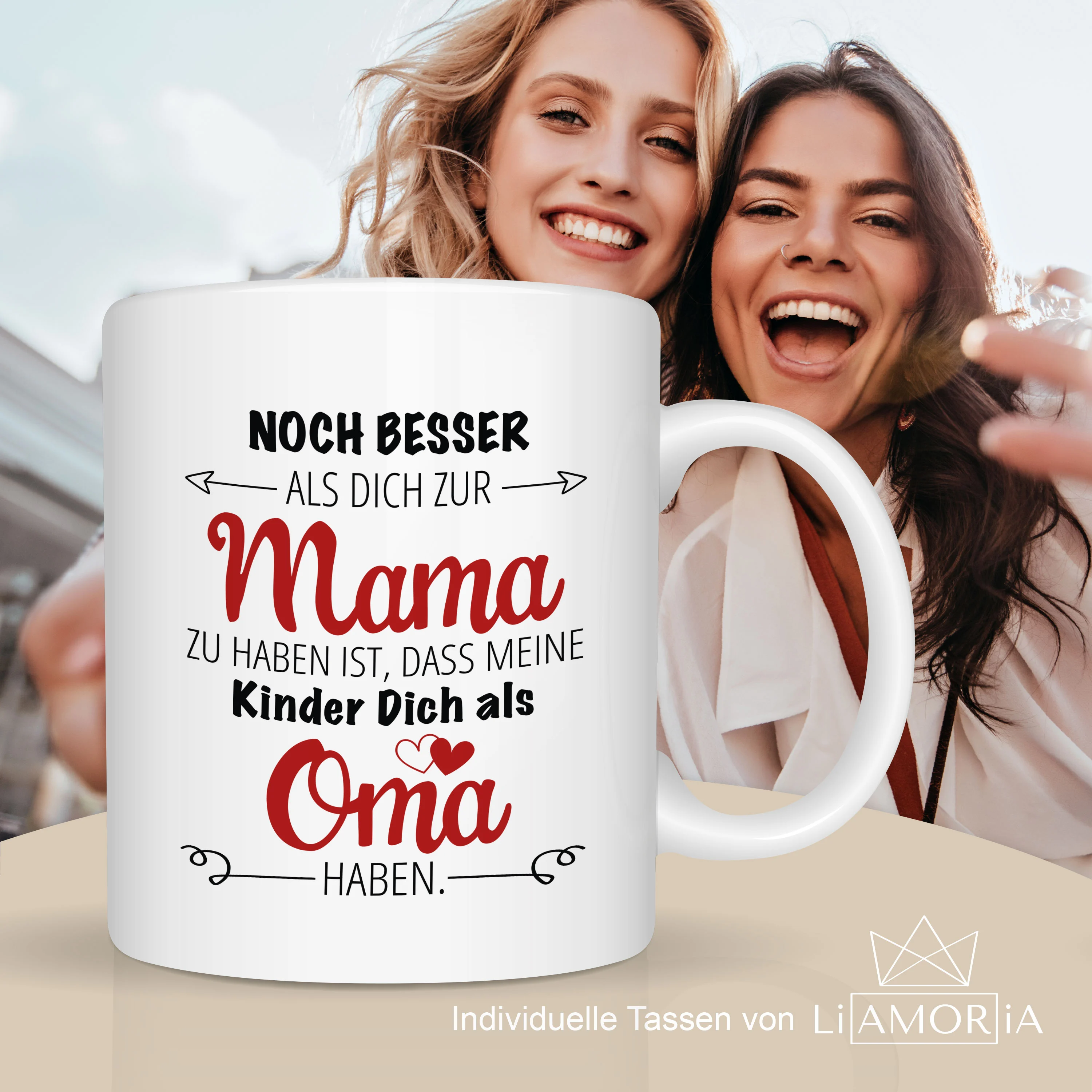 Geschenkidee für Oma Tasse - Personalisierbar