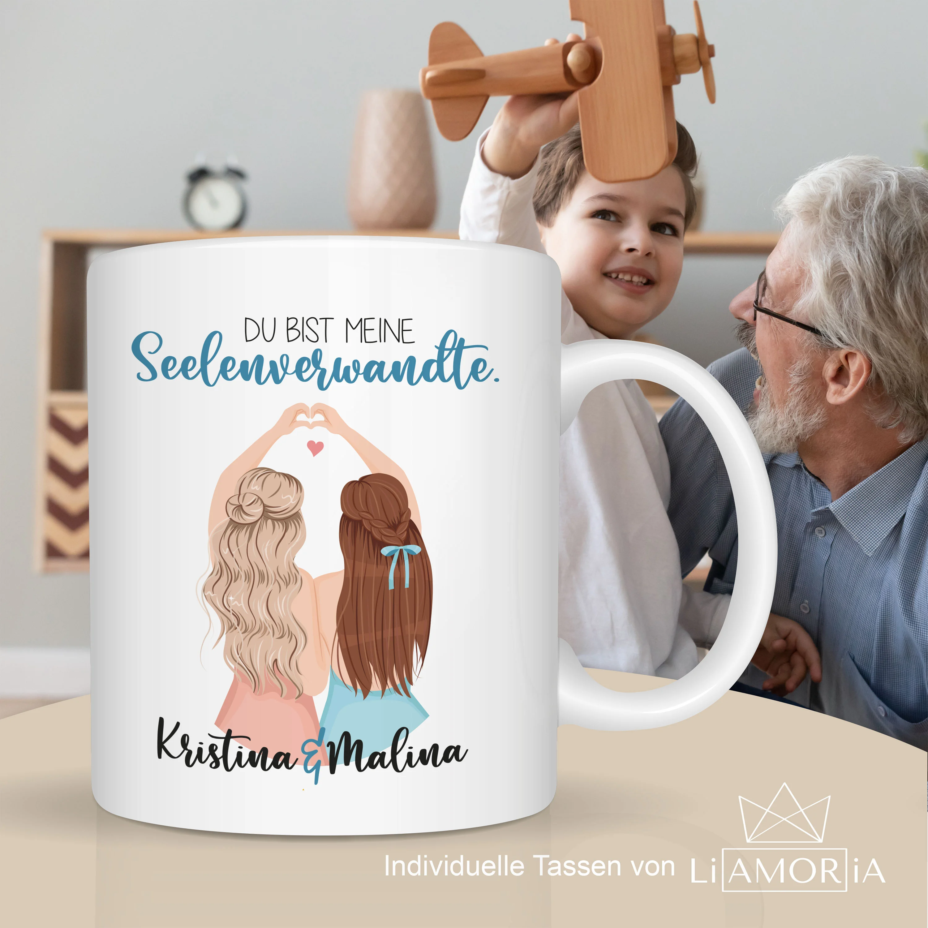 Beste Freundin Tasse Seelenverwandte