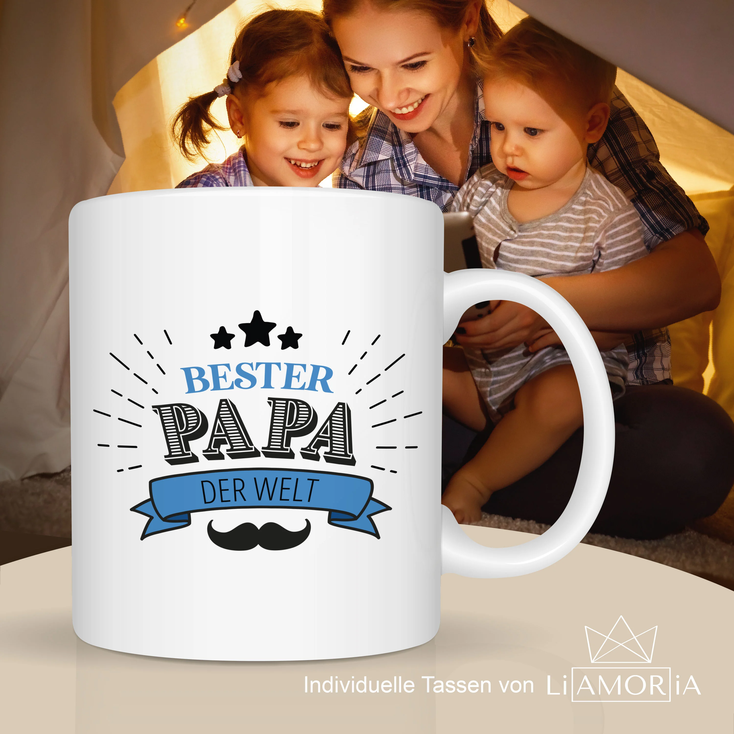 Bester Papa Tasse - Geschenk für Papa - Personalisiertes Papa Geschenk