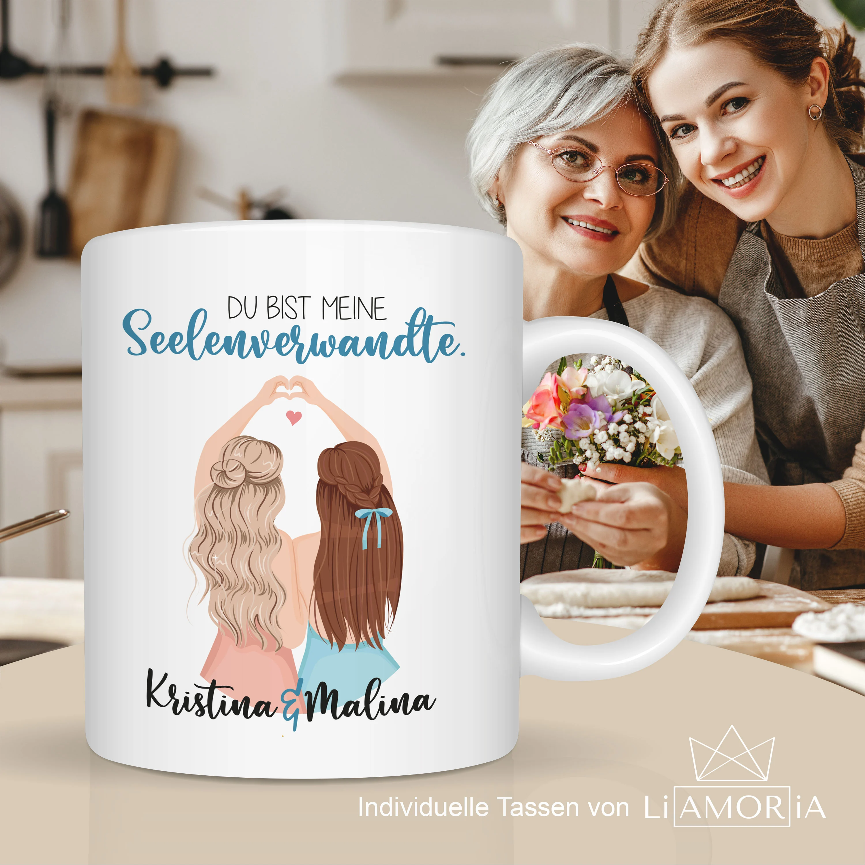 Beste Freundin Tasse Seelenverwandte