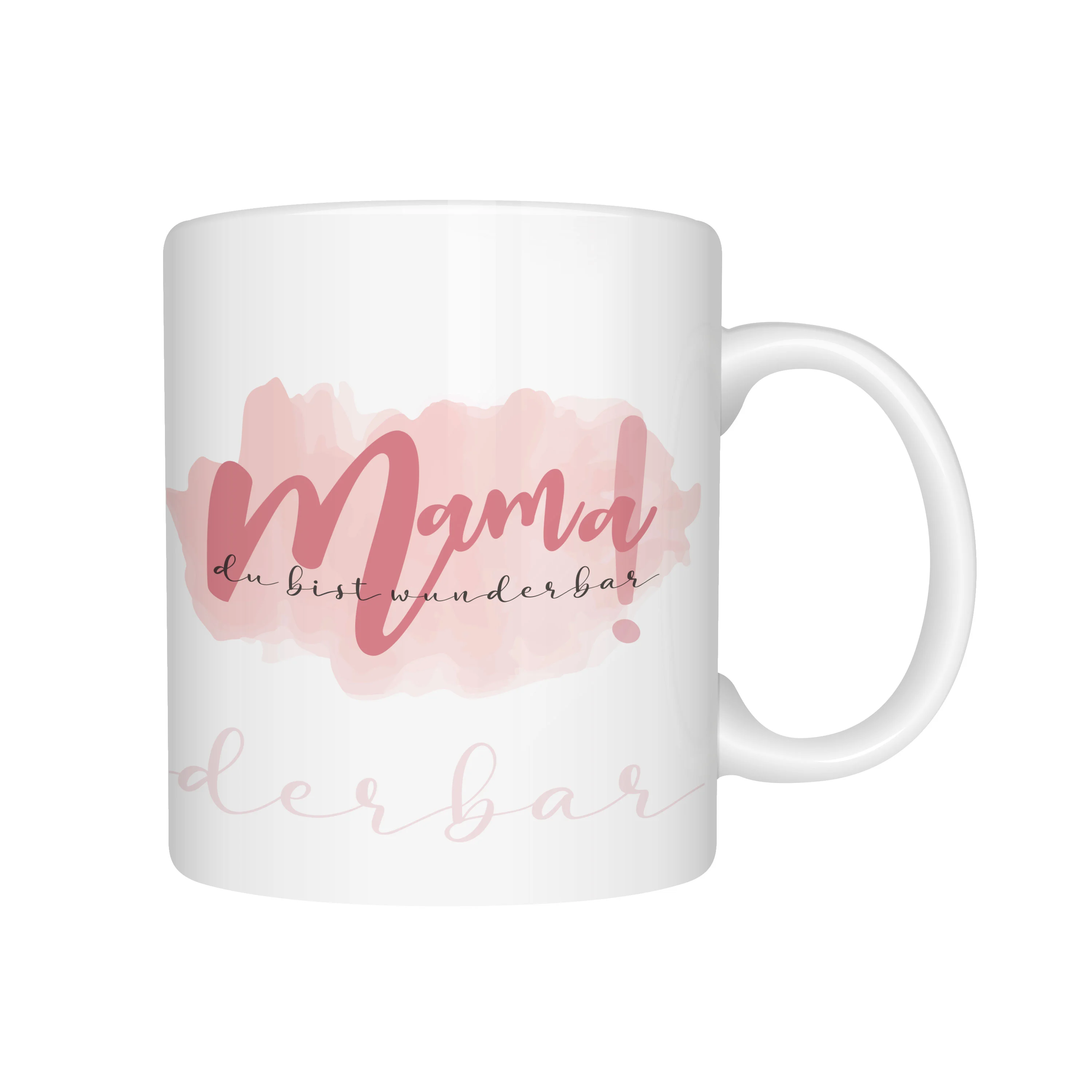 Mama du bist wunderbar Tasse Geschenkidee für Mama