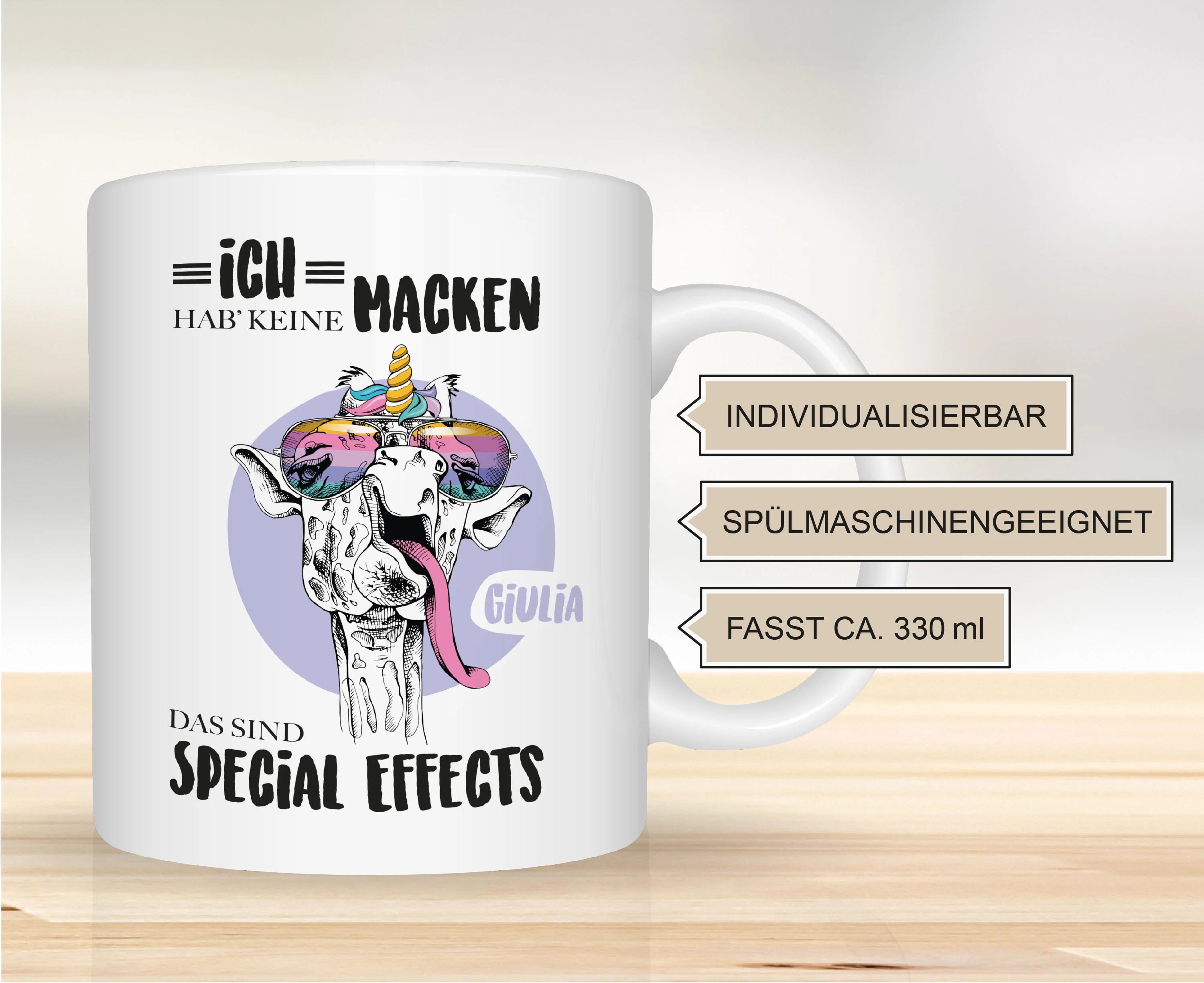 Tasse Lama Special Effects