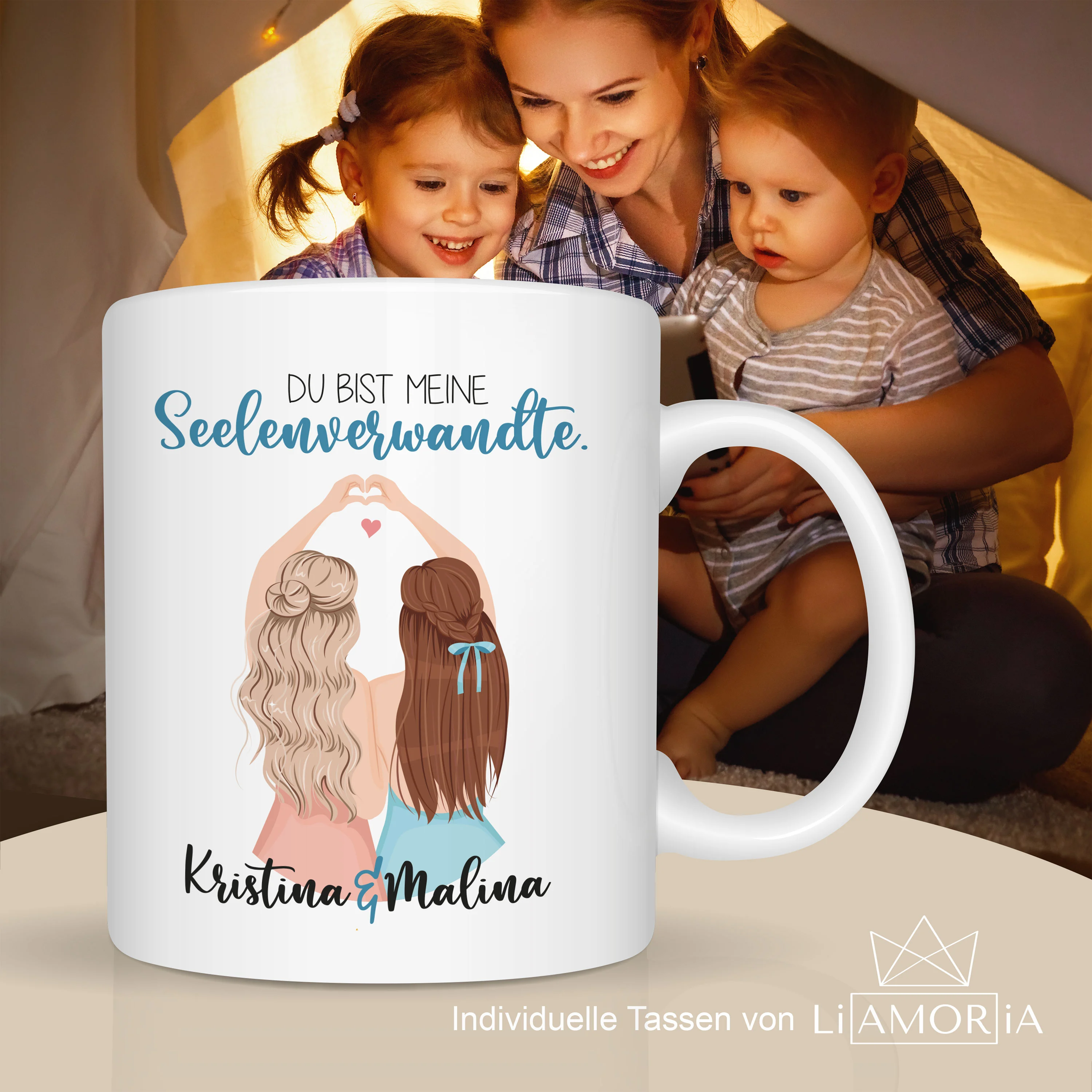 Beste Freundin Tasse Seelenverwandte