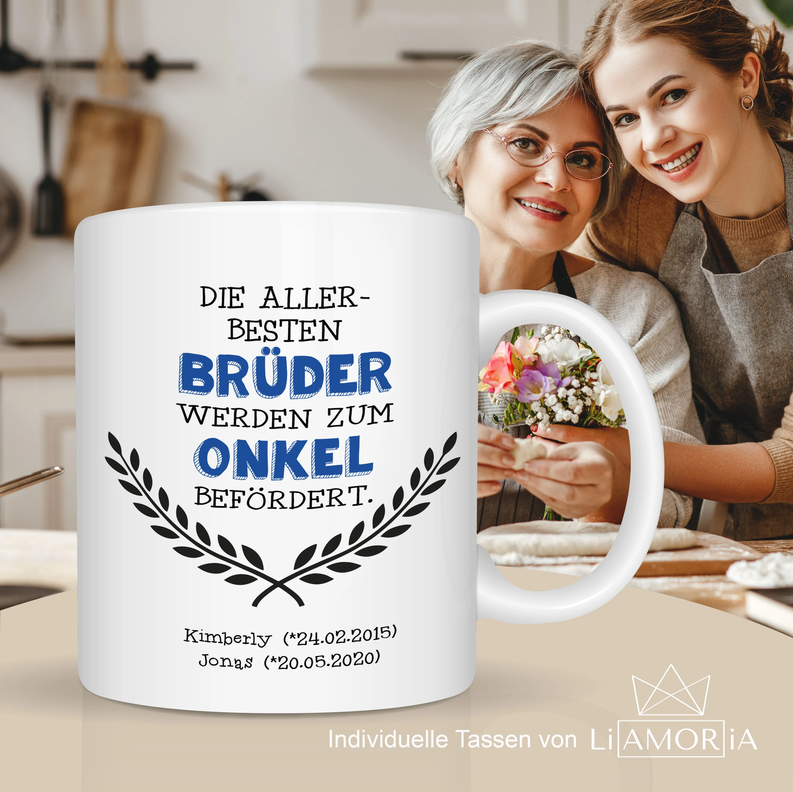 Tasse "Zum Onkel befördert" - Geschenk für Onkel