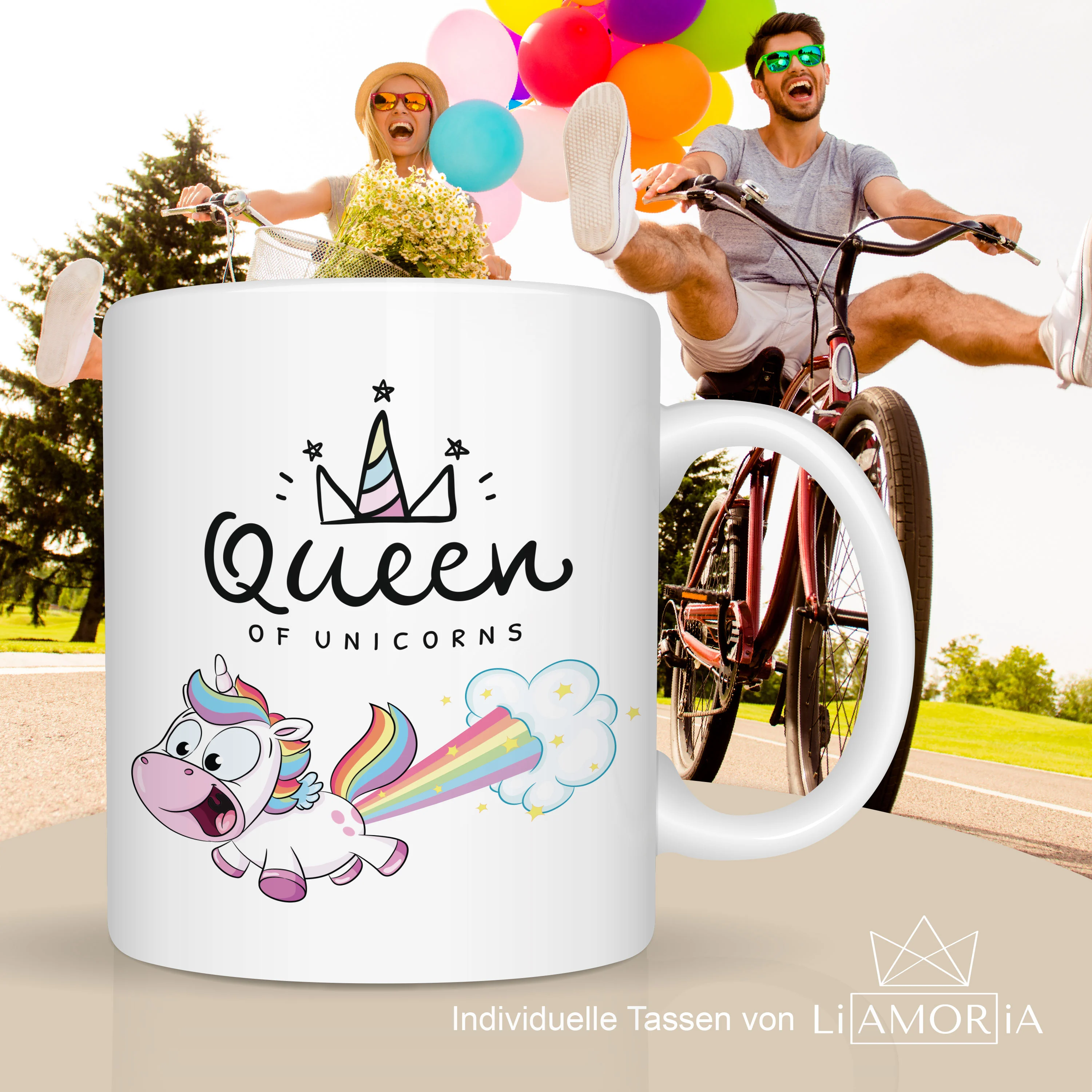 Einhorn Tasse - Personalisierbare Geschenkidee