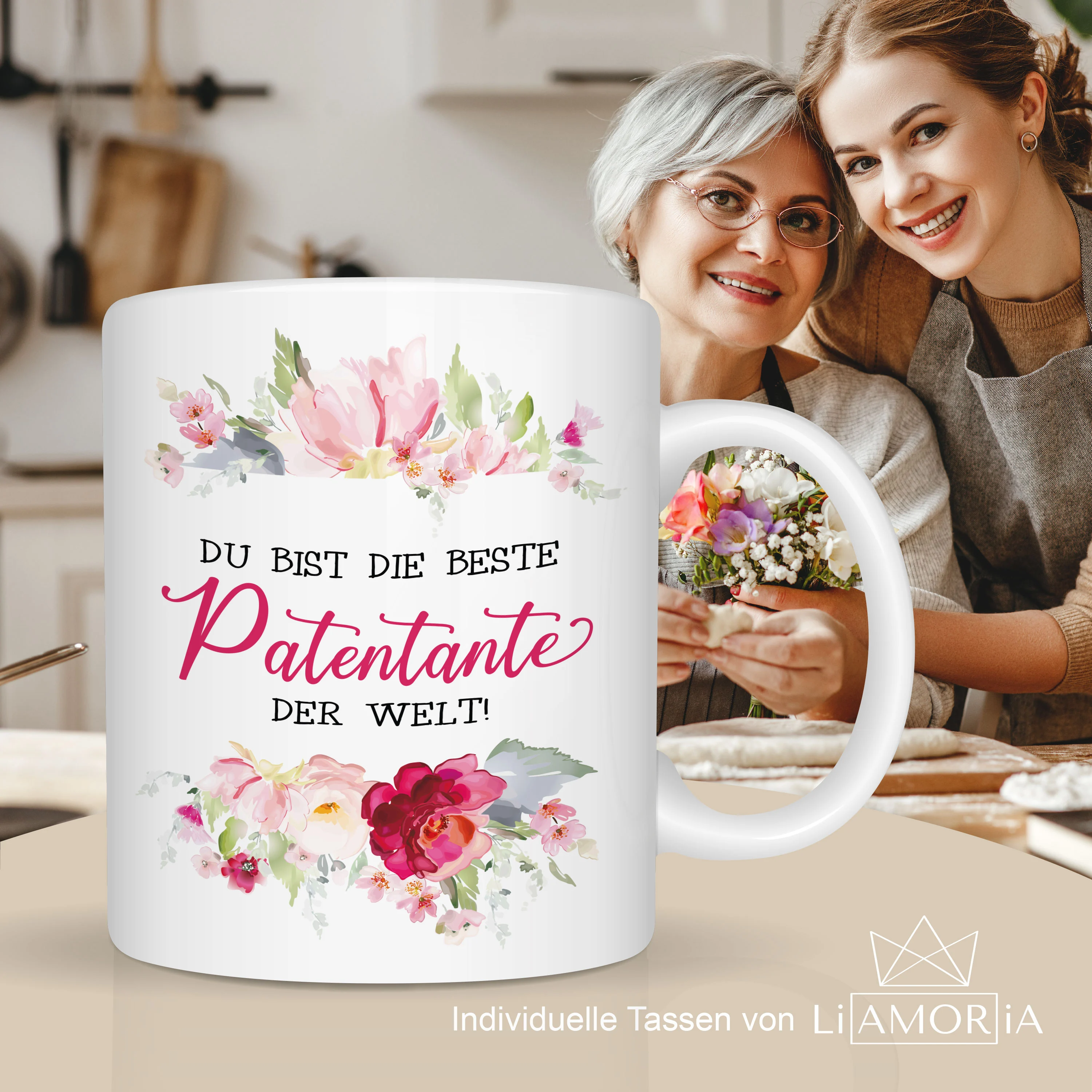 Geschenk für die beste Patentante Tasse