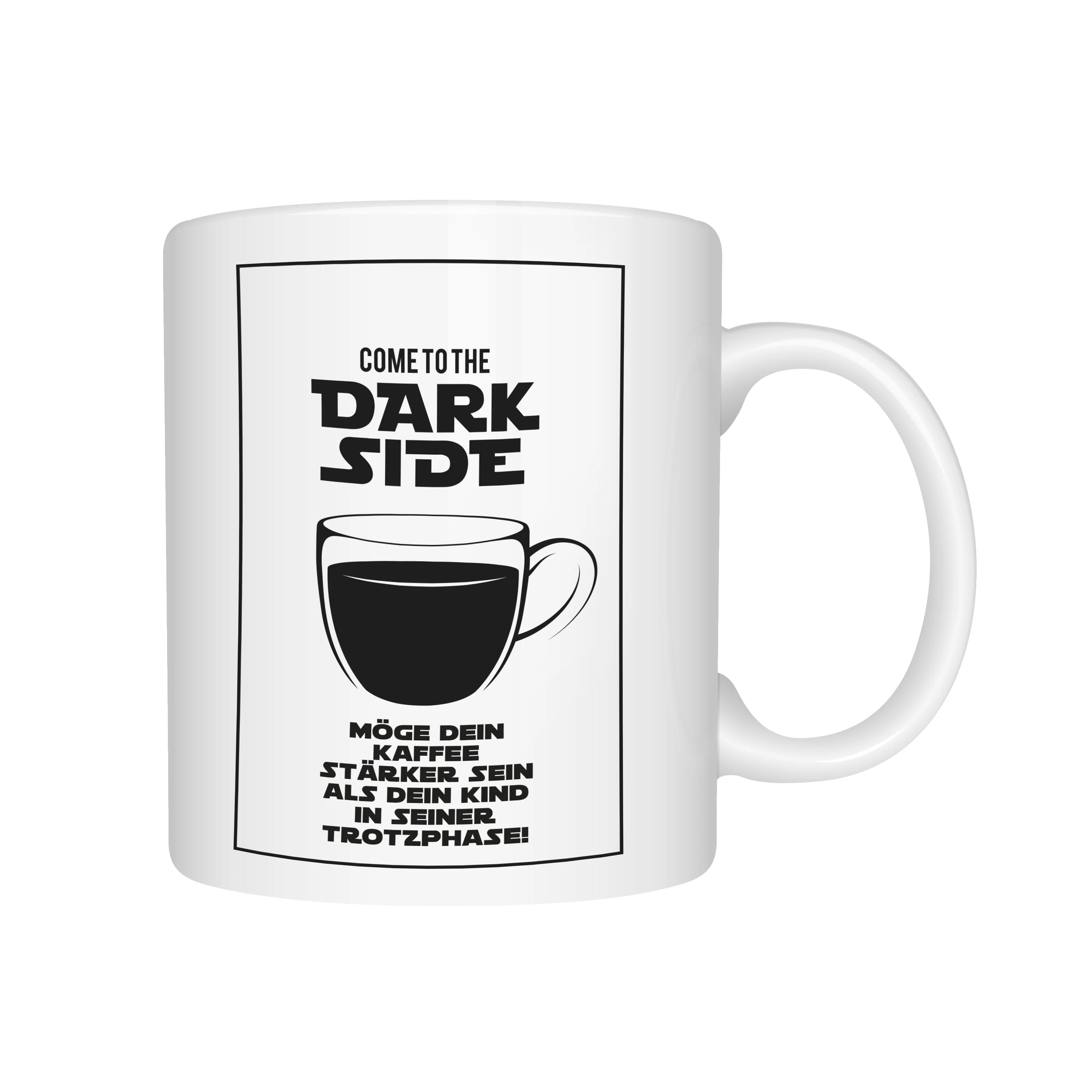 Dark Side Tasse - Individuelle Personalisierbare Geschenkidee