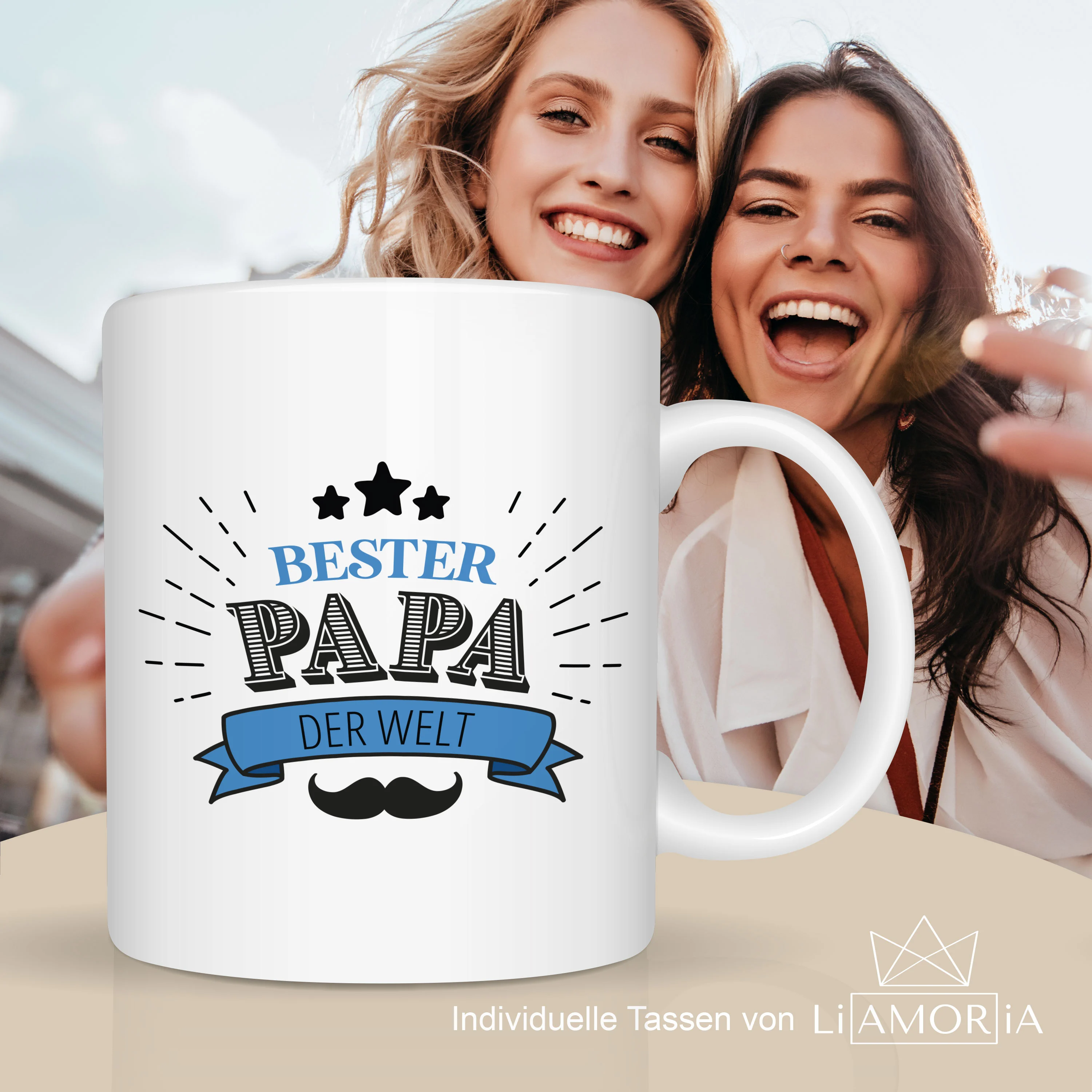 Bester Papa Tasse - Geschenk für Papa - Personalisiertes Papa Geschenk