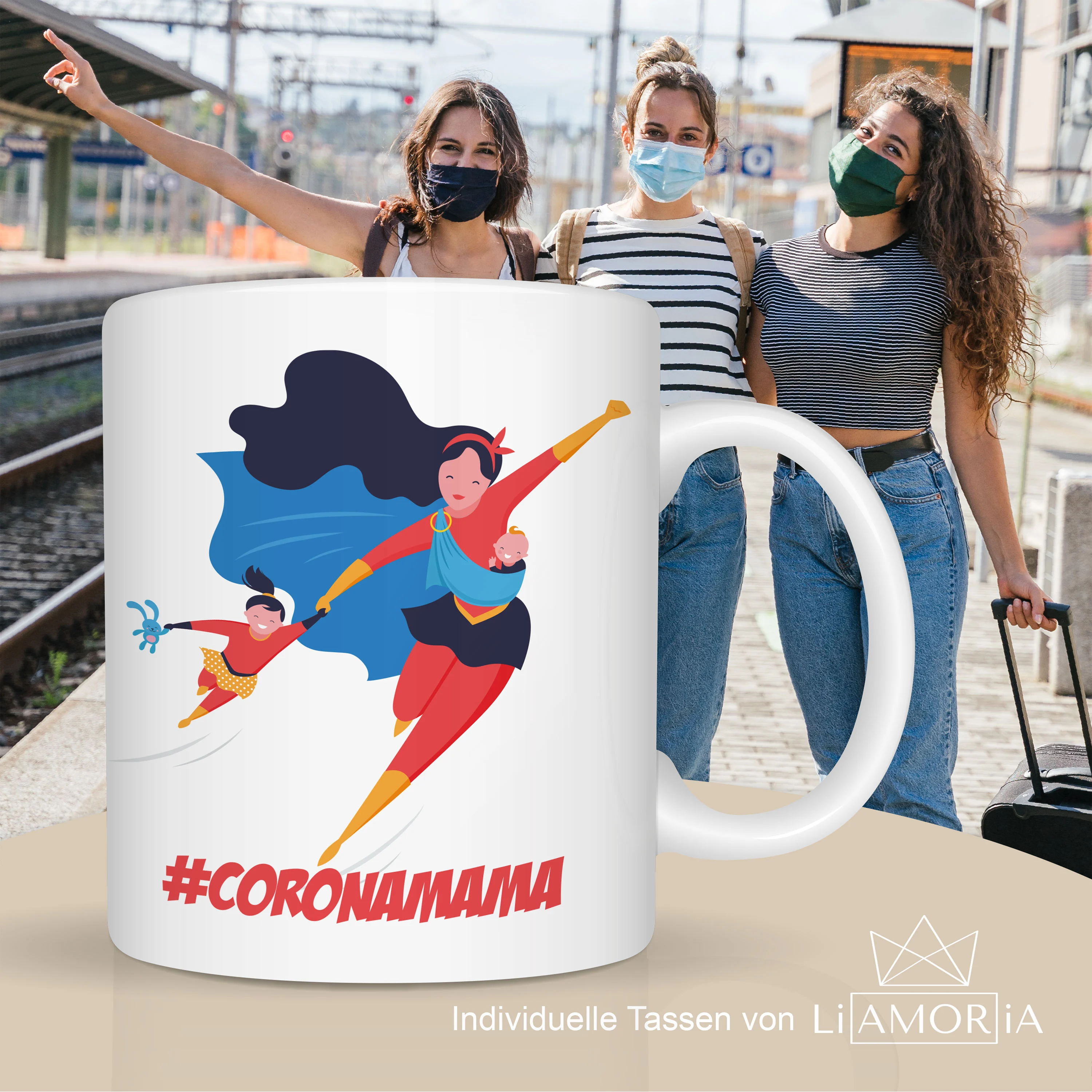 Mama Tasse Superheldin