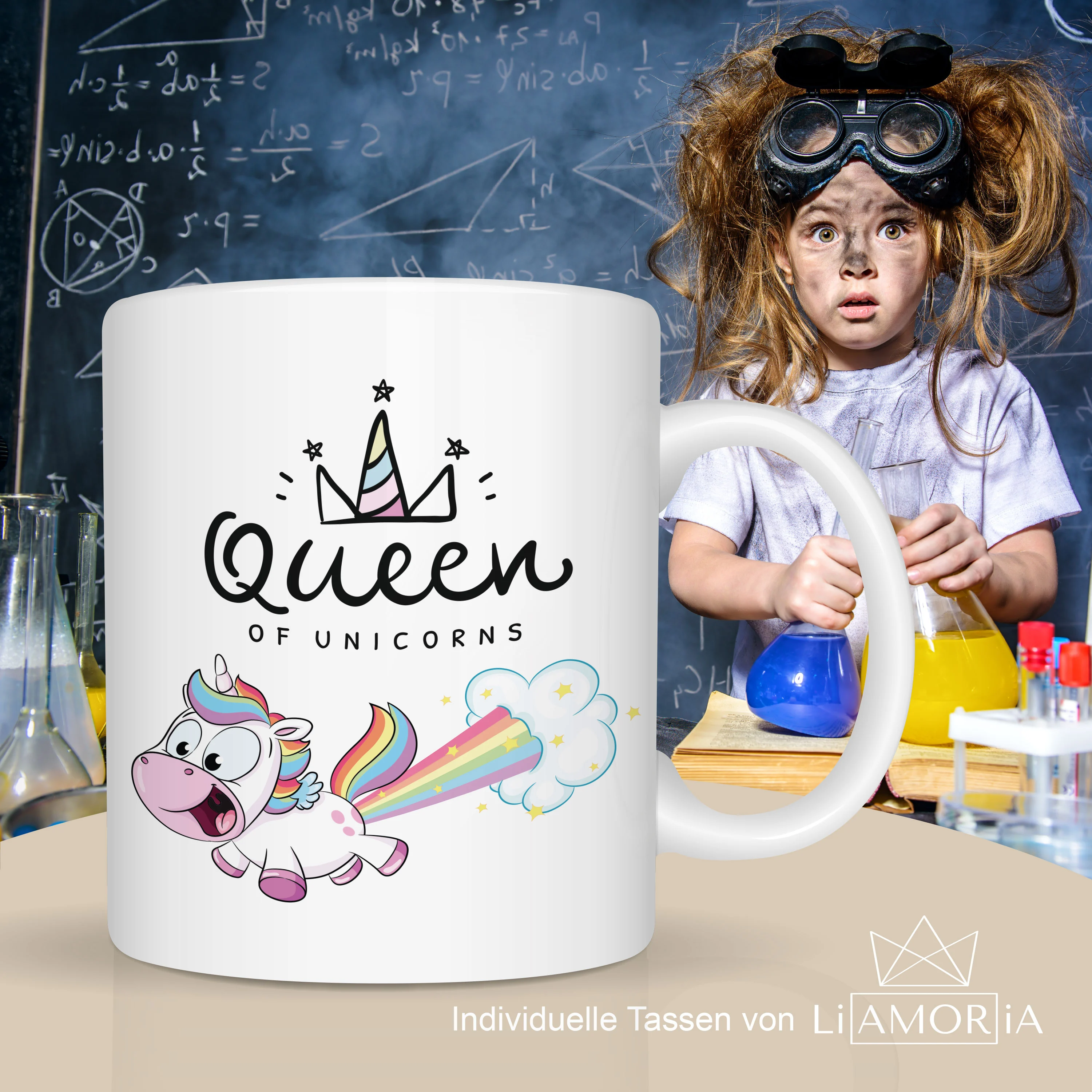 Einhorn Tasse - Personalisierbare Geschenkidee