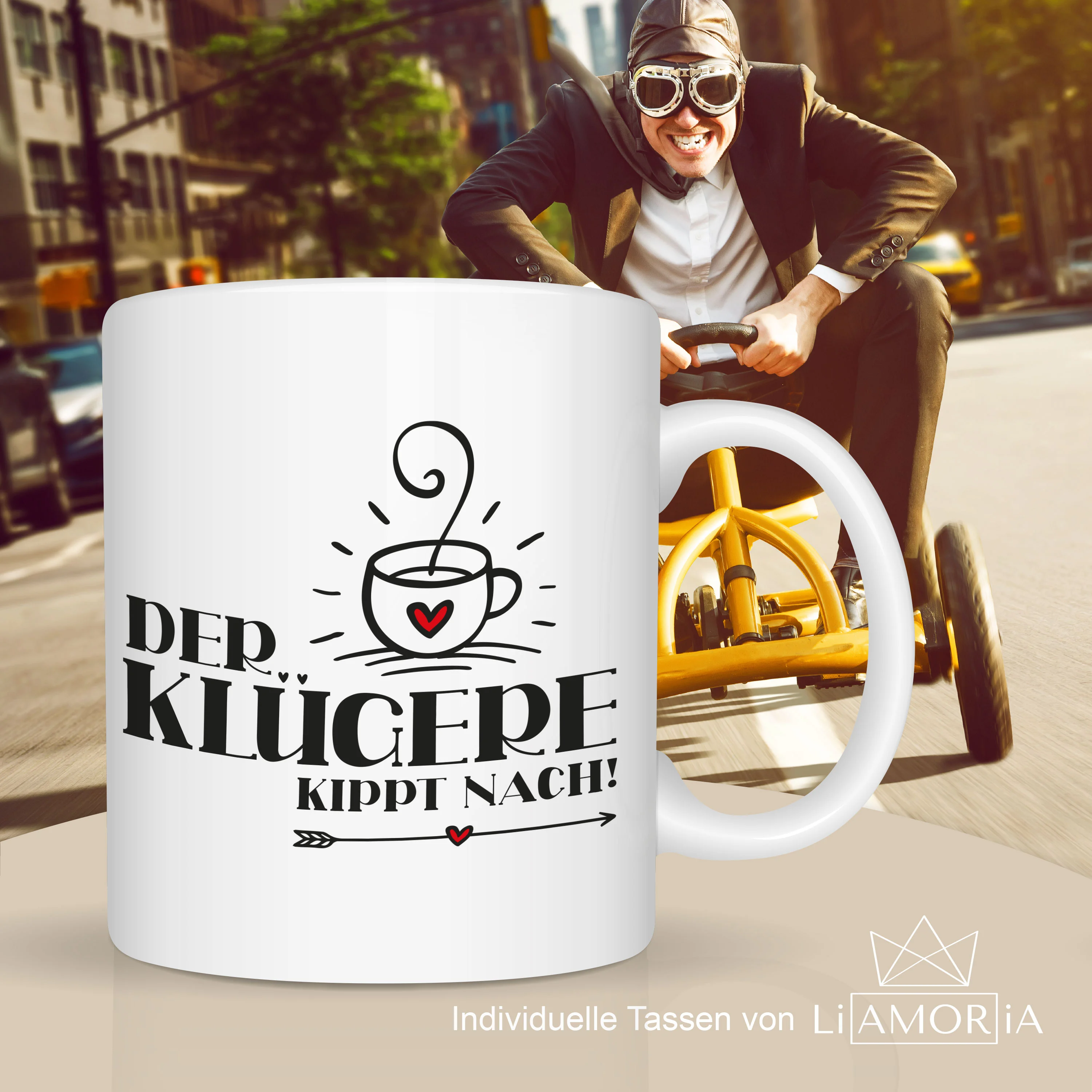 Kaffeetasse der Klügere