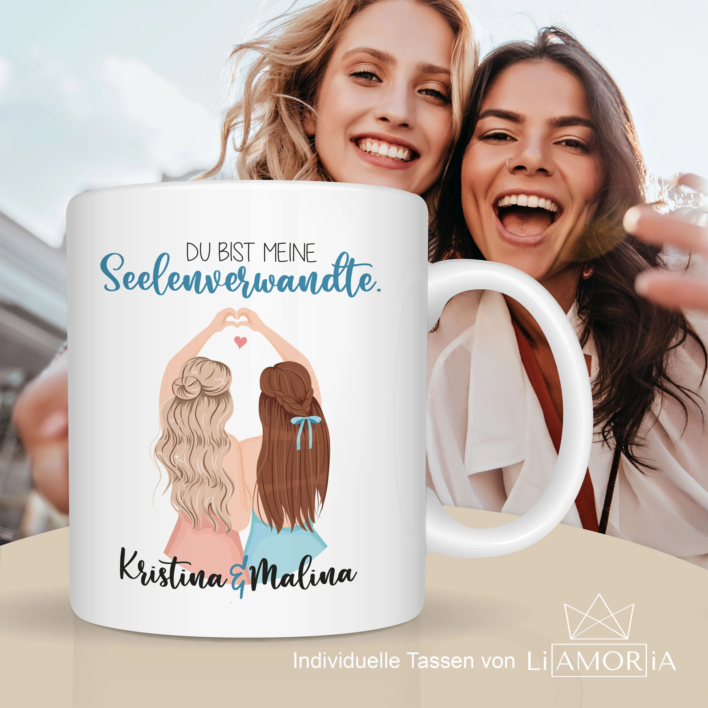 Beste Freundin Tasse Seelenverwandte